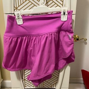 Free people movement pink shorts